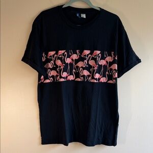 H&M Divided Black Crewneck Tee with Blue Tag